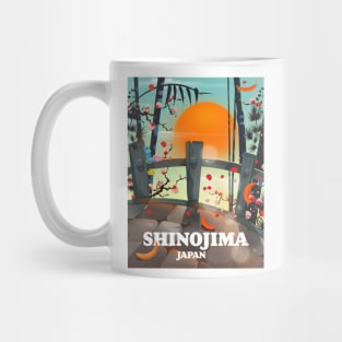 Shinojima Japan sunset Mug